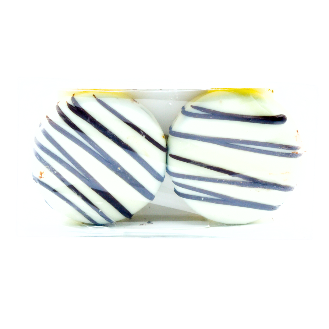 Delta 9 THC Chocolate Covered Sandwich Cookies 2-ct / Cookies & Cream